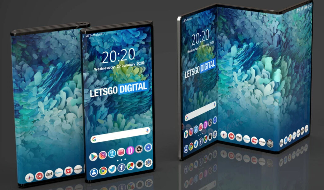 Samsung: Renders αποκαλύπτουν επερχόμενο τριπλό Foldable