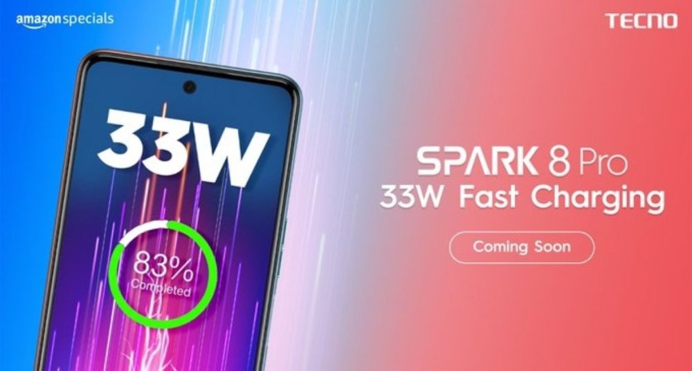 Tecno: Φέρνει το Spark 8 Pro με γρήγορη φόρτιση 33w