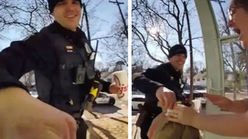 ΗΠΑ: Συνέλαβαν ντελιβερά και ανέλαβαν να παραδώσουν την παραγγελία με το… περιπολικό