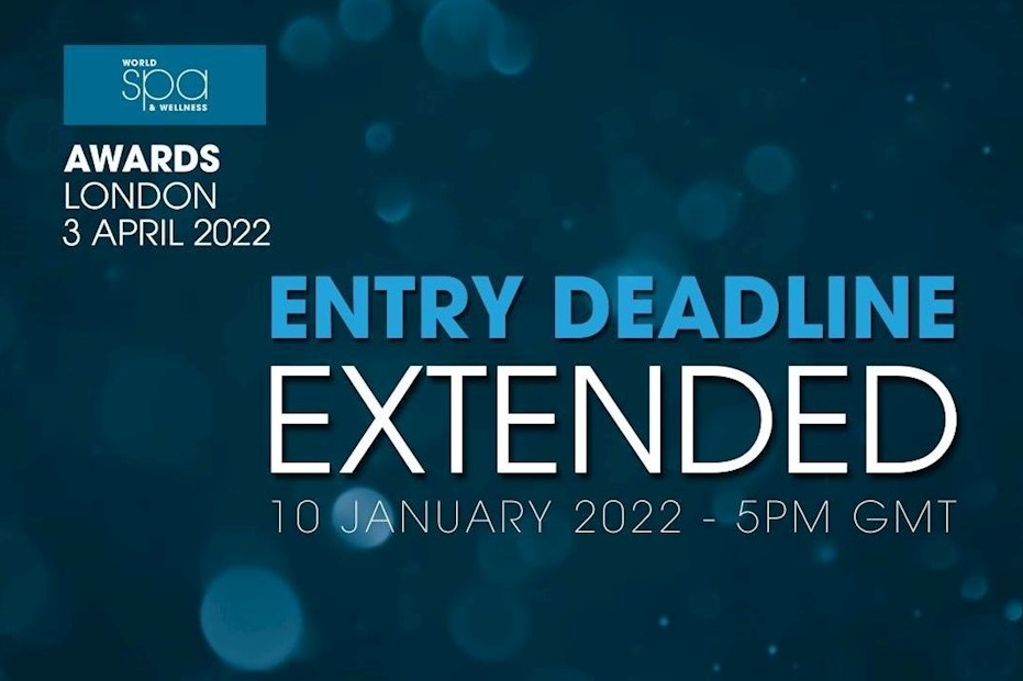 World Spa & Wellness Awards 2022: Deadline for Entries Extended Until January 10