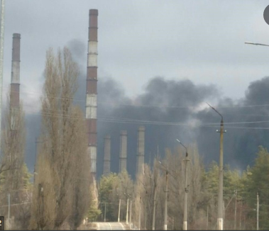 Ουκρανία: Εκτός λειτουργίας σταθμός παραγωγής ενέργειας λόγω βομβαρδισμών