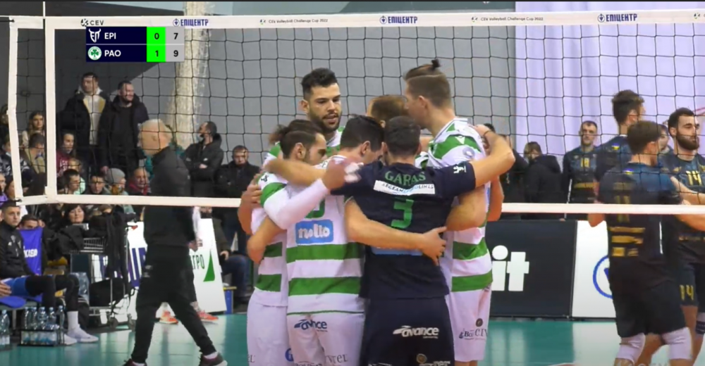 Challenge Cup ανδρών: Ο Παναθηναϊκός στους 4 μέσω του χρυσού σετ!