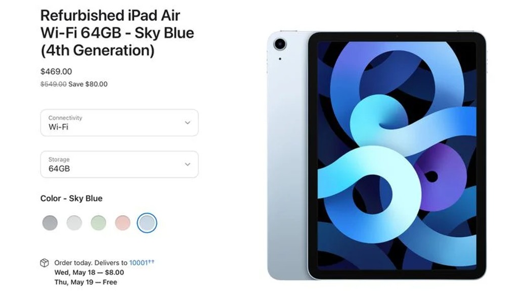 Ipad Air 4 2020: Η Apple πουλάει Refurbished μοντέλα
