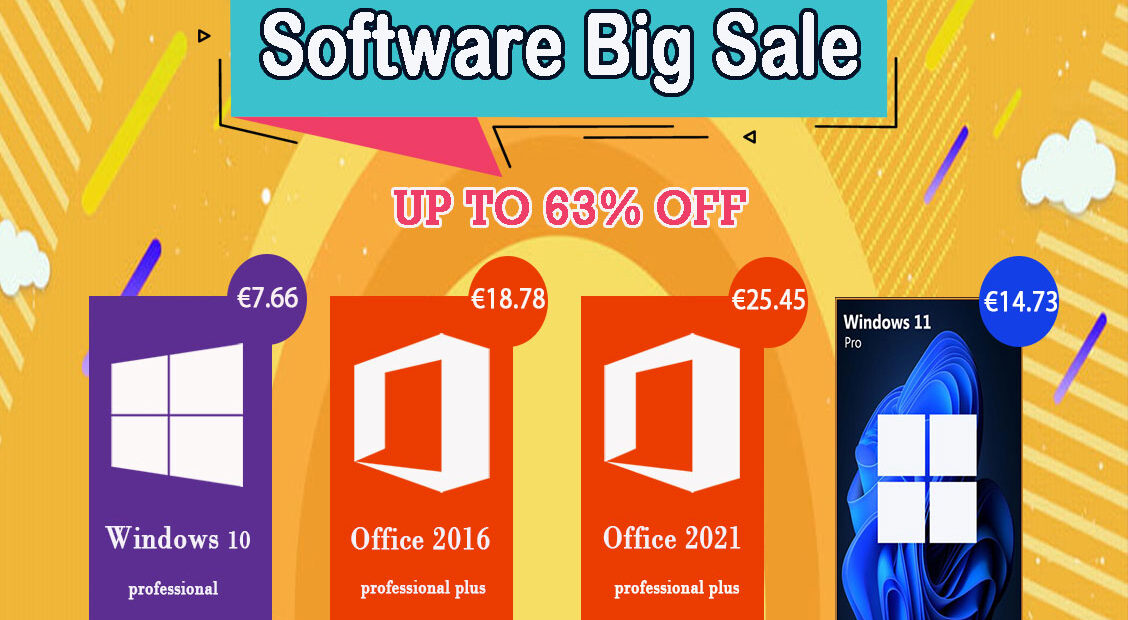 Software Big Sale: Αποκτήστε Windows 10 Pro με €7.66 και Office 2021 Pro με €25