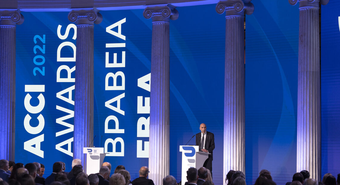 ΒΡΑΒΕΙΑ ΕΒΕΑ | Γιάννης Μπρατάκος: Οι επιχειρήσεις και οι άνθρωποι που βραβεύονται σήμερα είναι ένα ισχυρό μήνυμα αισιοδοξίας | Ομιλία Κ