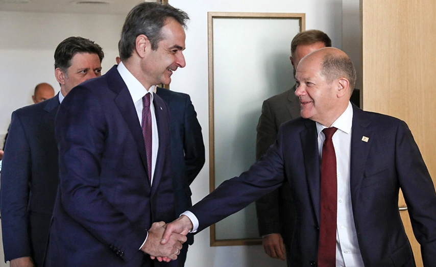 Οι τουρκικές απειλές στο επίκεντρο της σημερινής συνάντησης Μητσοτάκη – Σολτς