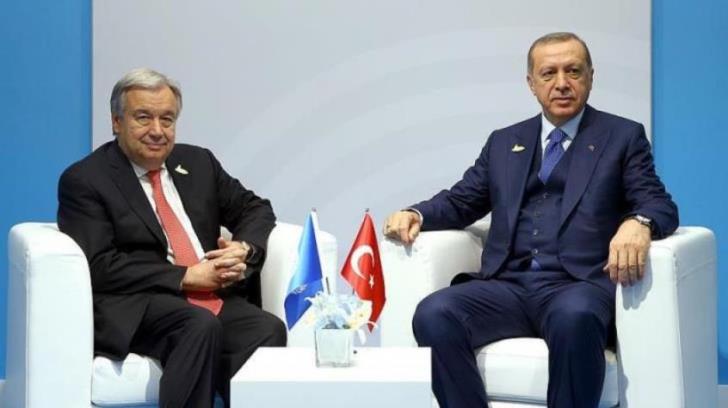 Τηλεφωνική επικοινωνία Ερντογάν – Γκουτέρες για την Ουκρανία