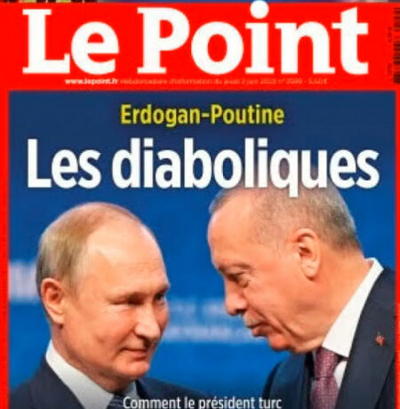 Le Point: «Οι διαβολικοί» – Καυστικό εξώφυλλο για Πούτιν και Ερντογάν