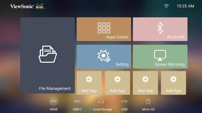 Viewsonic M2e: Ένας προβολέας με μπαταρία για ατελείωτο Streaming