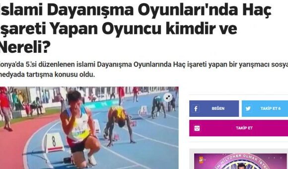 Εχει προκαλέσει σάλο: Αθλητής έκανε τον σταυρό του στους Ισλαμικούς Αγώνες (βίντεο)