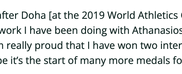 Η European Athletics «εξαφάνισε» τον προπονητή της Ντρισμπιώτη με χρησιμοποιώντας «μαϊμού» δήλωση της!