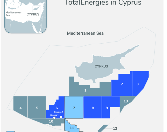 Eni και Totalenergies εντόπισαν μεγάλο κοίτασμα φυσικού αερίου ανοικτά της Κύπρου
