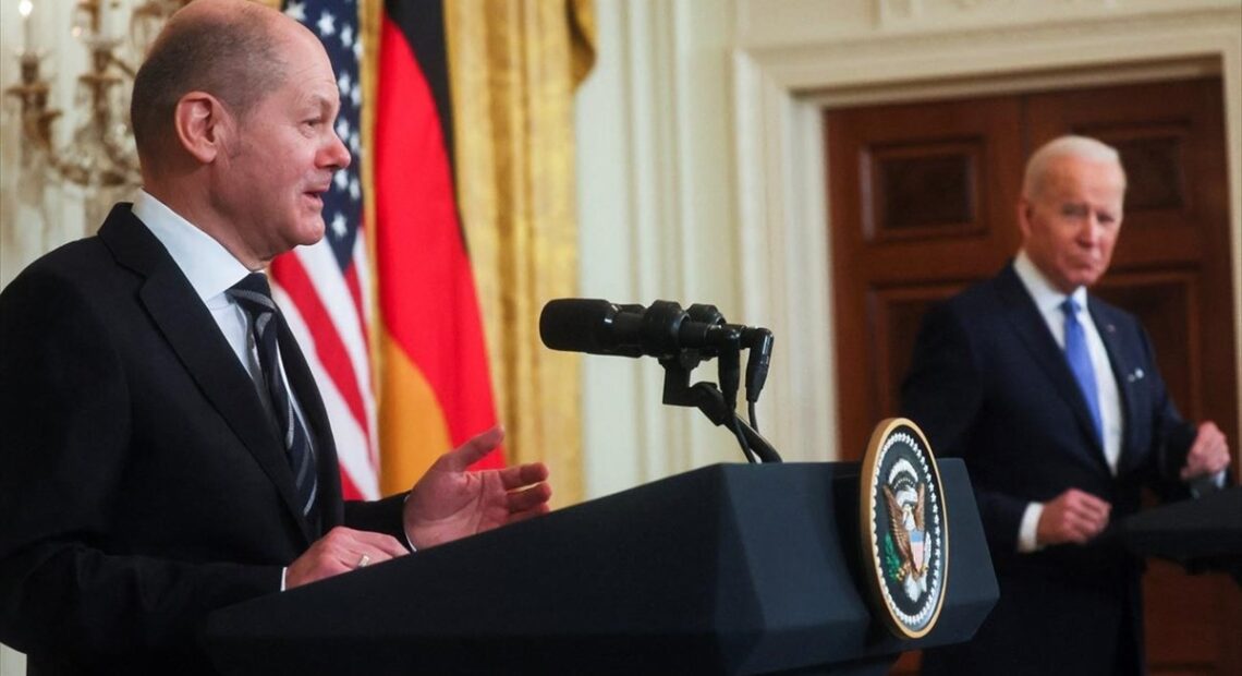 Τηλεφωνική συνομιλία Όλαφ Σολτς με τον πρόεδρο των ΗΠΑ Τζο Μπάιντεν