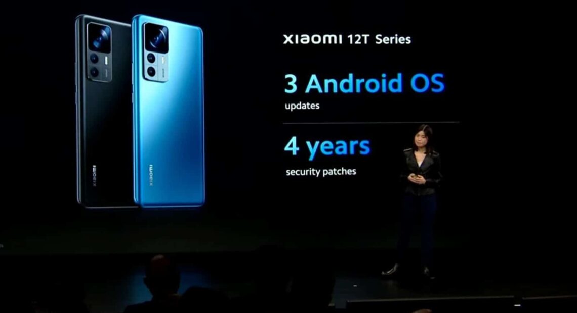 Xiaomi 12t/ 12t Pro: Εγγυημένα 3 σημαντικές ενημερώσεις Os, 4 χρόνια Security Patches