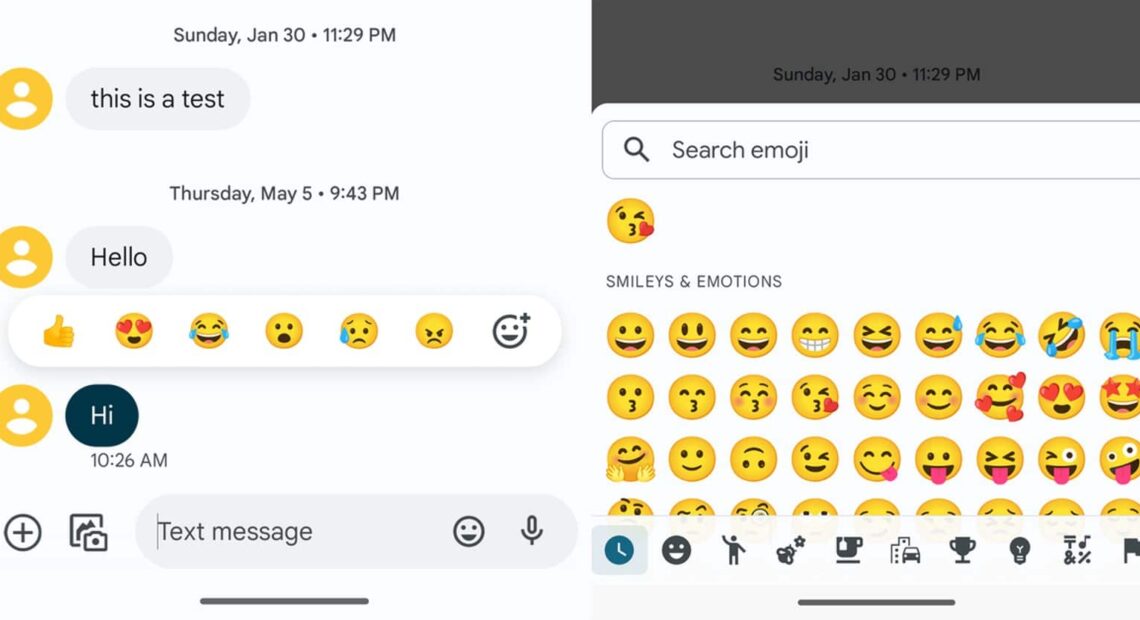 Google Message: Σύντομα θα μπορείτε να αντιδράτε με οποιοδήποτε emoji