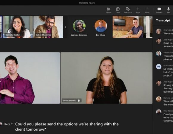 Tο Microsoft Teams αποκτά μια προβολή νοηματικής γλώσσας