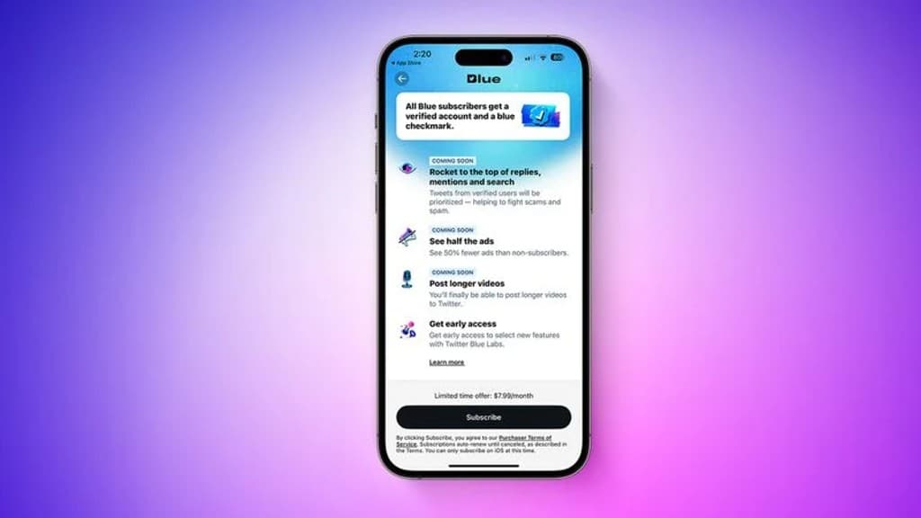 Twitter Blue: Διαθέσιμη η συνδρομή των 8$ με το Checkmark