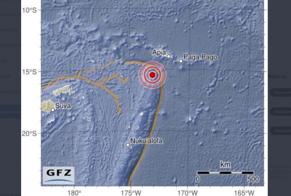 Σαμόα: Σεισμός 6,9 Ρίχτερ βορειοανατολικά της πρωτεύουσας Απία