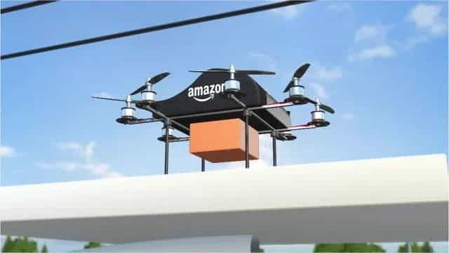 H Amazon παραδίδει παραγγελίες με Drones σε Καλιφόρνια και Τέξας