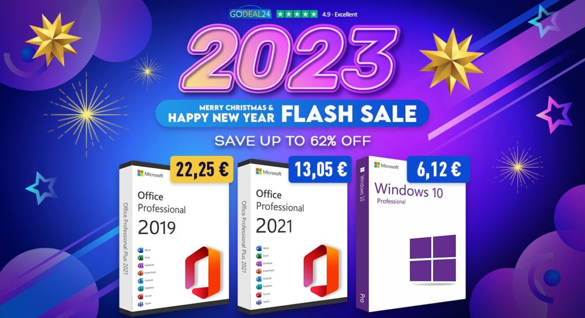 Αποκτήστε Office 2021 Pro, Windows 10 σε εκπτώσεις Πρωτοχρονιάς 2023