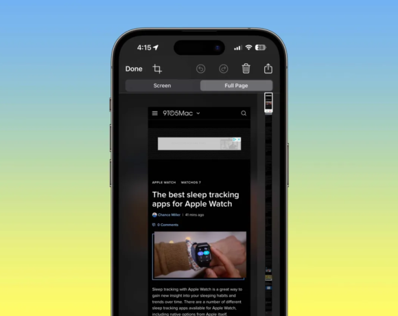 Πώς να τραβήξετε ένα στιγμιότυπο οθόνης κύλισης στο Iphone