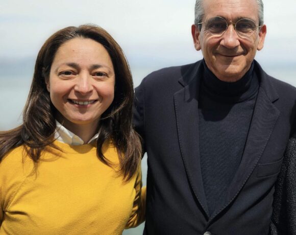 Η Κωνσταντίνα Σβύνου, υποψήφια με τον Γιώργο Χατζημάρκο