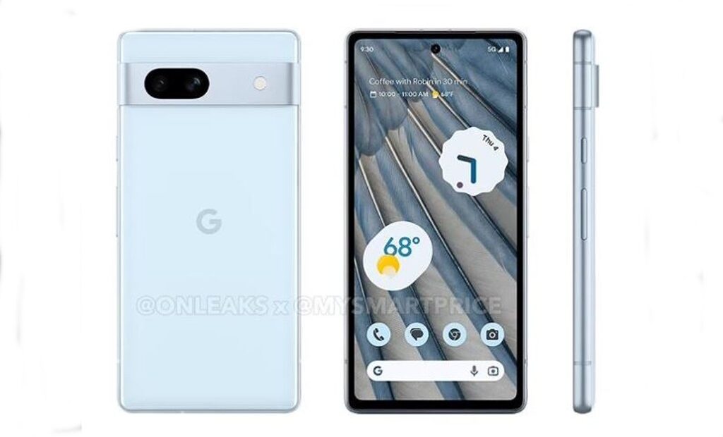 Google Pixel 7a: Renders επιβεβαιώνουν σχεδιασμό και χρώματα