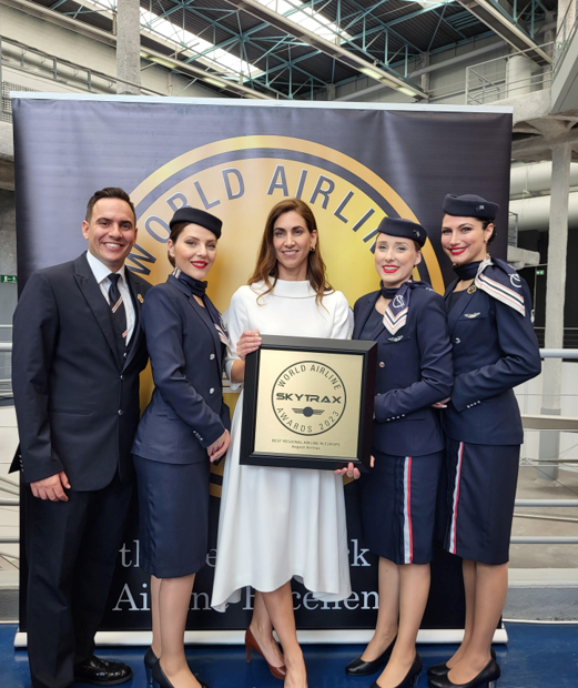 Aegean: Βραβεύτηκε ως η «Καλύτερη Περιφερειακή Αεροπορική Εταιρεία στην Ευρώπη» στα Skytrax World Airline Awards 2023