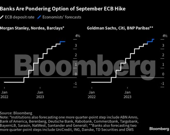 Διάσταση απόψεων μεταξύ τραπεζών και αναλυτών για τις επόμενες κινήσεις της ΕΚΤ (γράφημα)