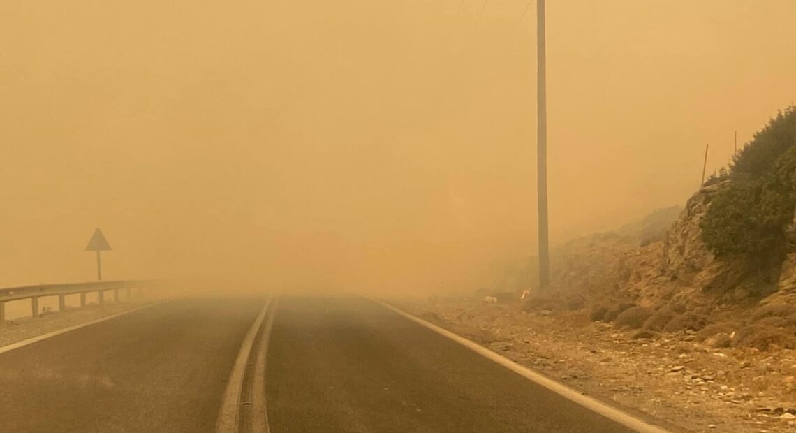 Ανείπωτη καταστροφή στην Ρόδο, άθλος η μετακίνηση 20