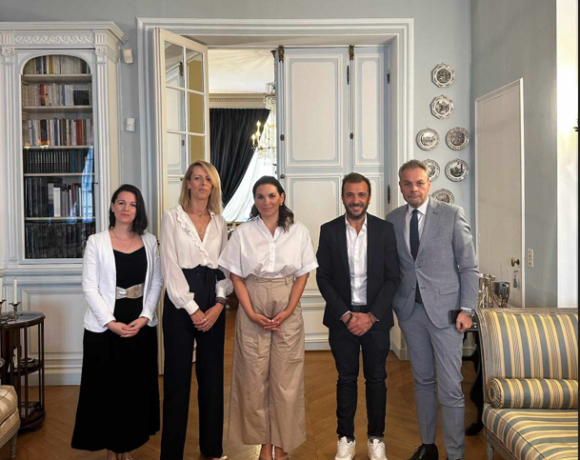 Επίσκεψη της Όλγας Κεφαλογιάννη στο Παρίσι ενόψει των Ολυμπιακών Αγώνων 2024