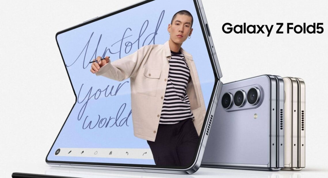 Samsung Galaxy Z Fold 5: Επίσημο με νέο μεντεσέ για το απόλυτο κλείσιμο