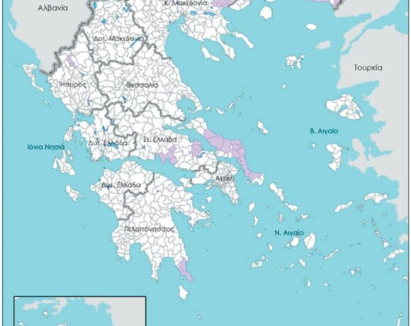 Εκτός περιοχών τουριστικής ανάπτυξης οι ανεμογεννήτριες (χάρτης)