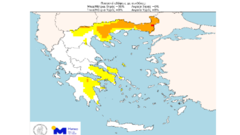 Meteo: Ξηρασία παρουσιάζει το 38% του εδάφους της Ελλάδας (χάρτης)